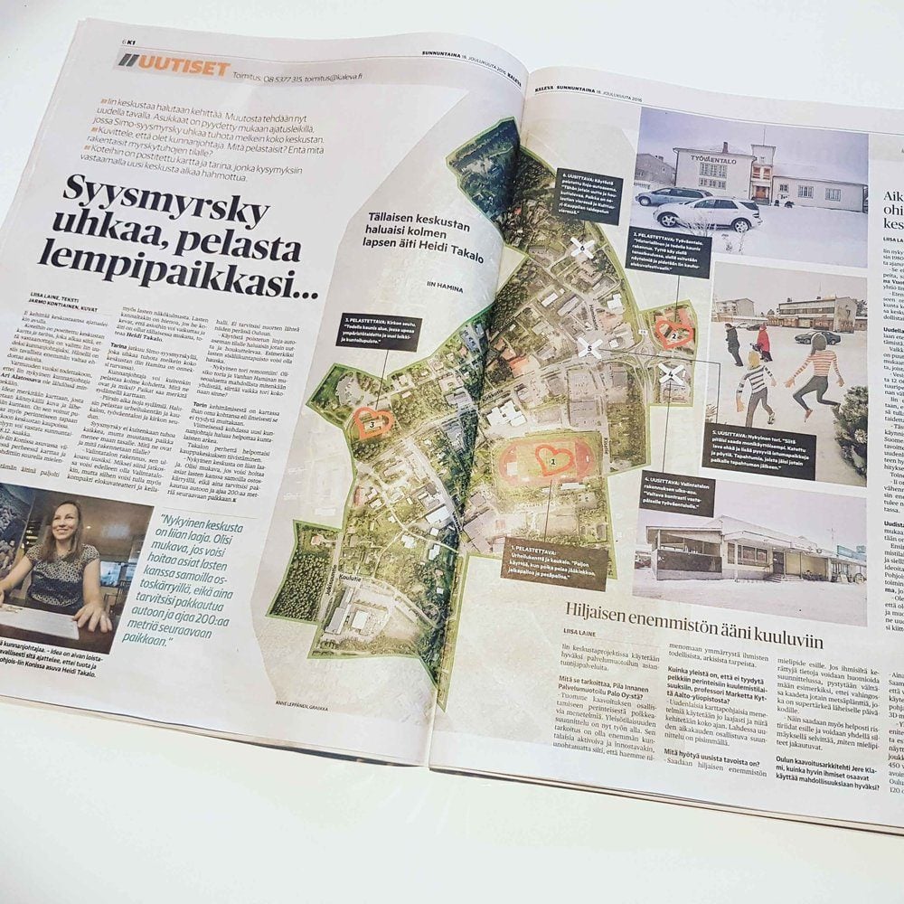 Palvelumuotoilu Palo Ii Lehtijuttu Palvelumuotoilu Palo Iin Keskustan asemakaavan kehitys