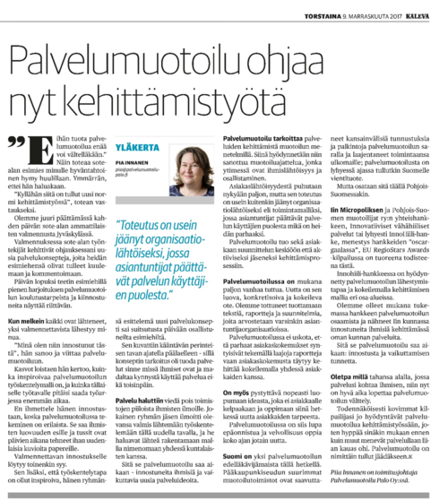 Palvelumuotoilu Palo Mitä asiakas oikeasti ajattelee?