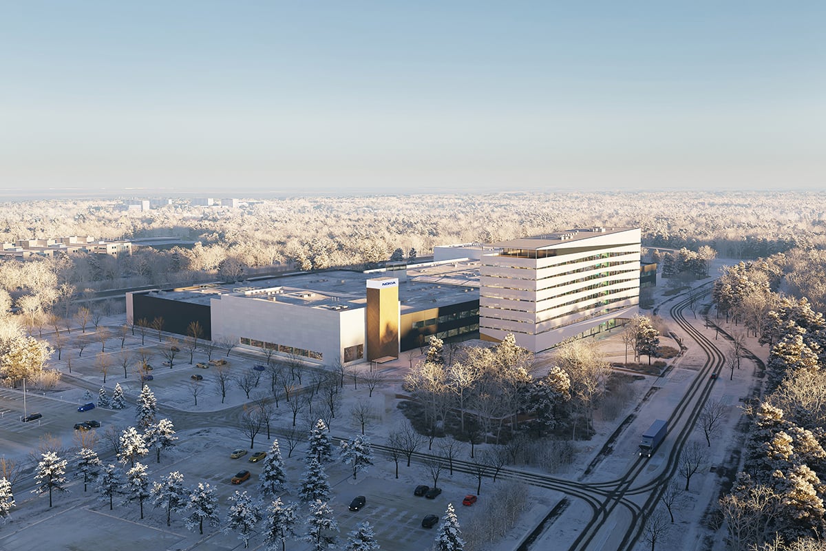 ALA_oulu_01_updated1200 Nokia Oulu Campus havainnekuva
