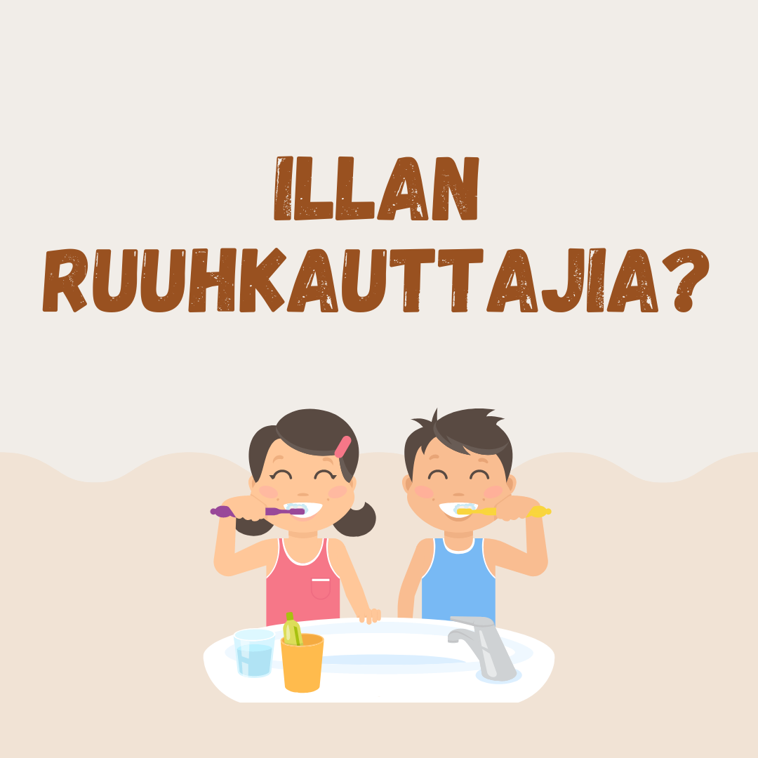 Luotaintutkimuksen suomenkielisiä kysymyskortteja, joiden aiheina ovat aamun ruuhkahetket, iltojen kuormitus ja palautuminen.